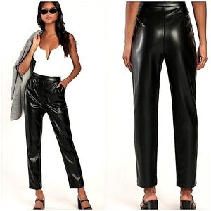 *NWT* LULU’S ‘Kick It’ Vegan Leather High-Waisted Pants